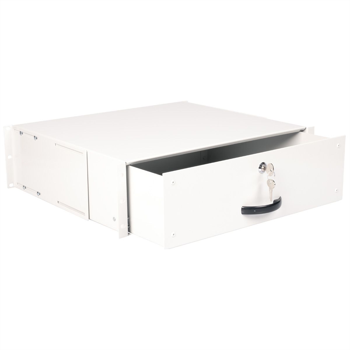 ROLINE 19" Tiroir pour clavier 3U, 400P fermable gris