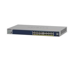 NETGEAR GS724TPv3 Géré L2 Gigabit Ethernet (10/100/1000) Connexion Ethernet, supportant l'alimentation via ce port (PoE) Gris