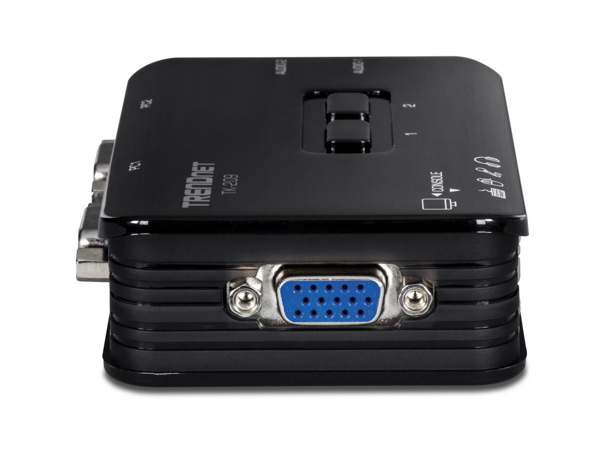 TRENDnet TK-209K Kit de switch KVM USB à 2 ports avec fonction audio