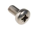 Vis à tête cylindrique de SCHROFF, Pozidrive, M5x10, acier zingué, 10 pièces