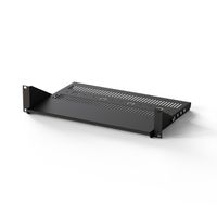 SCHROFF Etagère 19", réglable en profondeur, 2 UH, 430 x 300mm, RAL7021