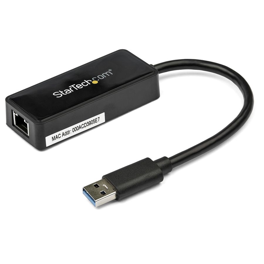 StarTech.com Adaptateur Ethernet USB 3.0 - Adaptateur Réseau USB 3.0 NIC avec Port USB - USB vers RJ45 - USB Passthrough