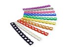 VALUE Set de marqueurs pour câbles patch, 10x 10 pièces, 5 - 6,5 mm, multicolore