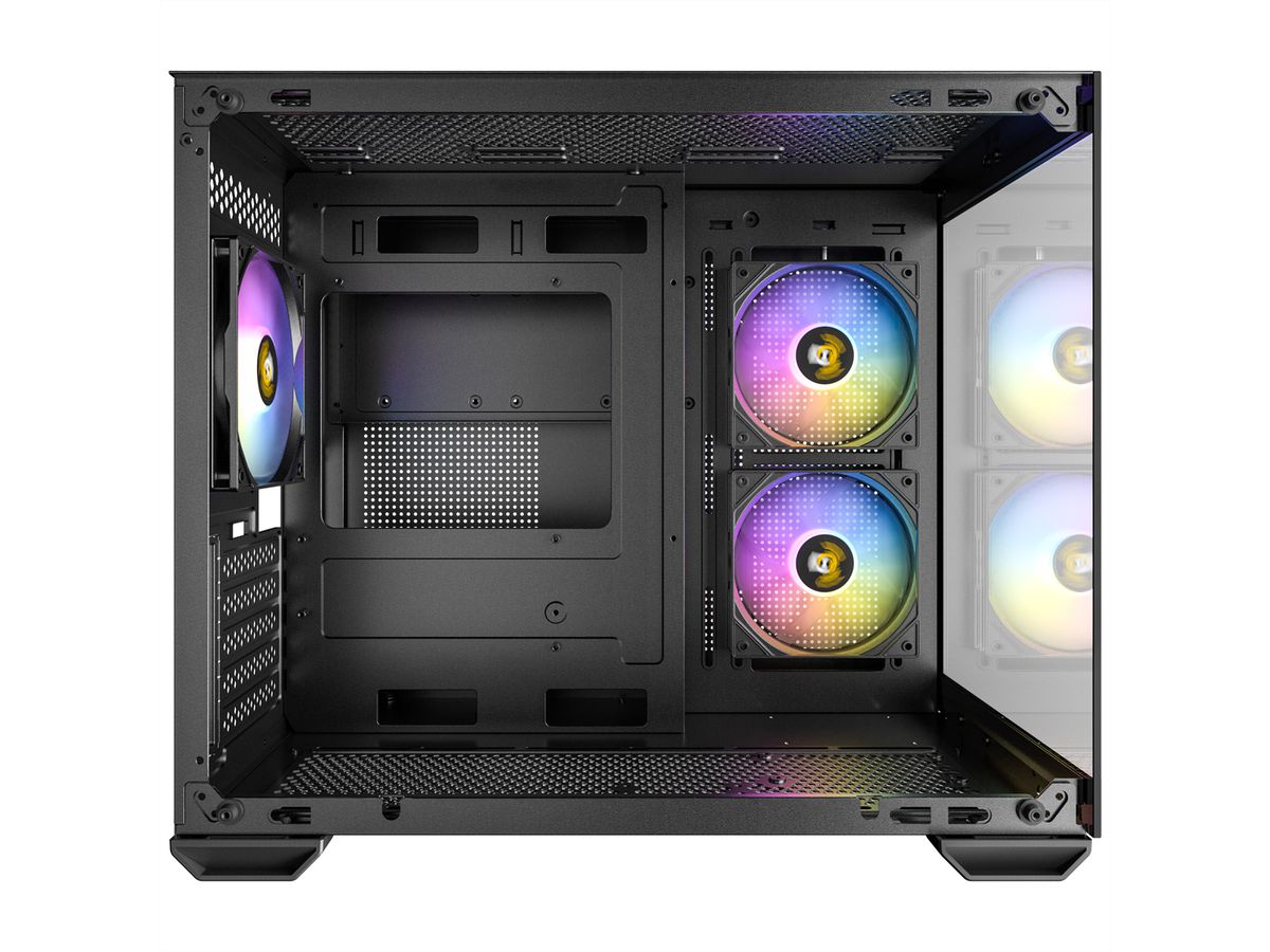 ANTEC CX600M ARGB B Boîtier PC Micro-ATX Gaming PC, noir