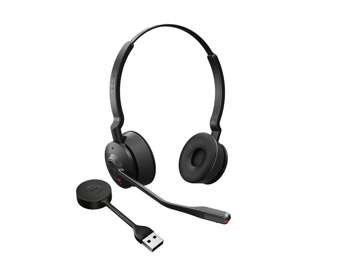 Jabra Engage 55 Casque Sans fil Arceau Bureau/Centre d'appels Noir, Titane