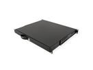 ROLINE 19" Tiroir pour clavier 1U, 400P verrouillable noir