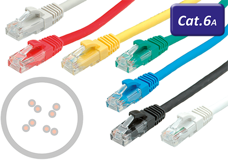 Câbles patch RJ45 Cat.6A UTP