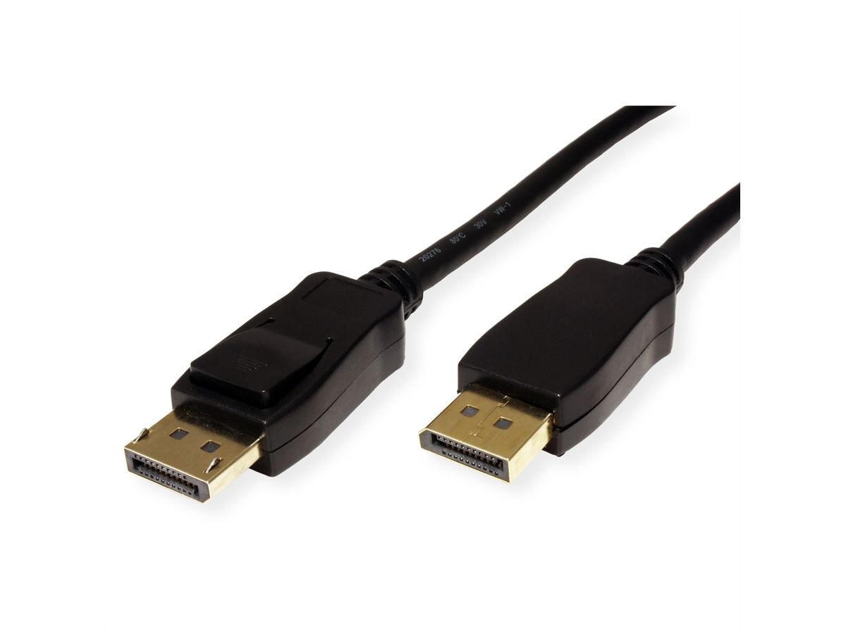 VALUE Câble DisplayPort v1.4, DP M - DP M, noir, 1,5 m