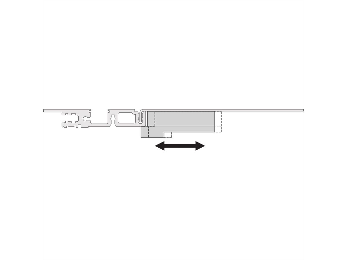 SCHROFF EuropacPRO Kit de fixation de la plaque de recouvrement