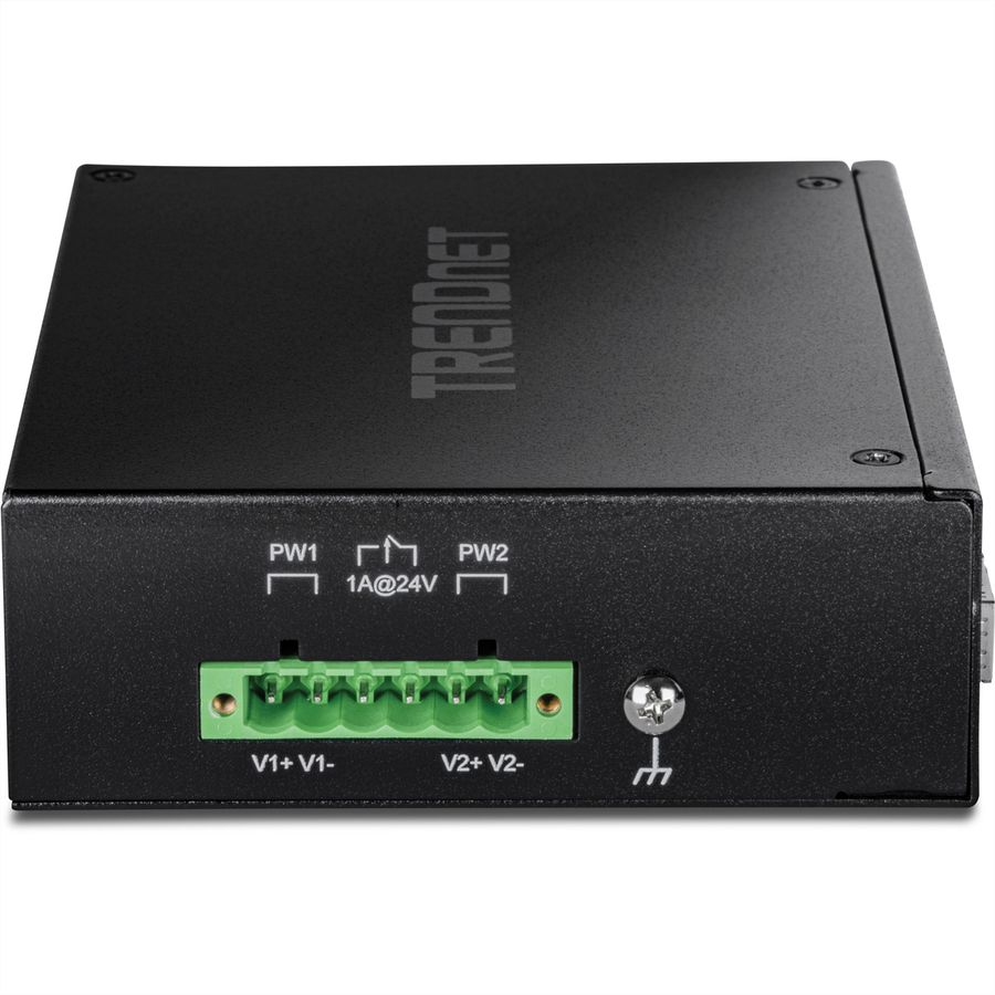 TRENDnet TI-PG62B Switch Rail DIN PoE+ Gigabit industriel à 7 ports