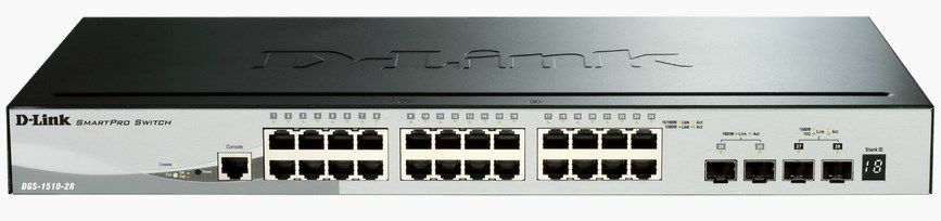 D-Link DGS-1510 Géré L3 Gigabit Ethernet (10/100/1000) Noir