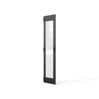 SCHROFF Porte 2450H 600L verre IP20 fermeture 3 points