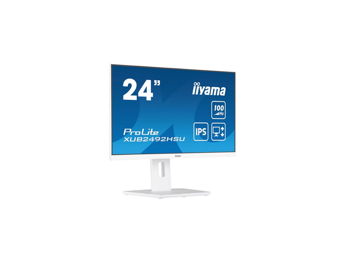 iiyama XUB2492HSU-W6 écran plat de PC 60,5 cm (23.8") 1920 x 1080 pixels Full HD LED Blanc