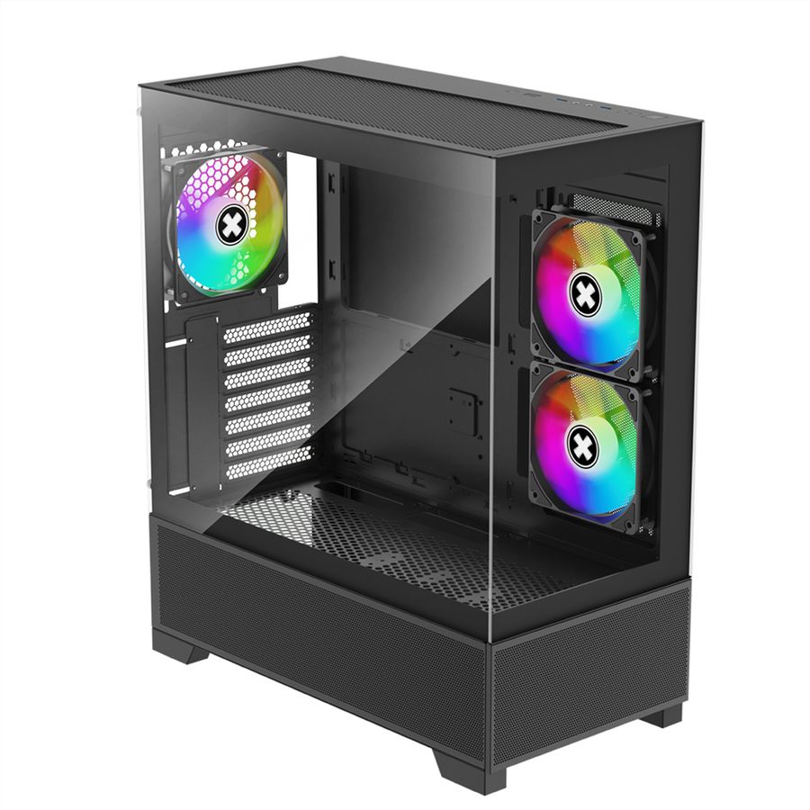 XILENCE Xilent Beam Boîtier PC ATX noir, Boîtier PC Gaming ATX X218.ARGB noir