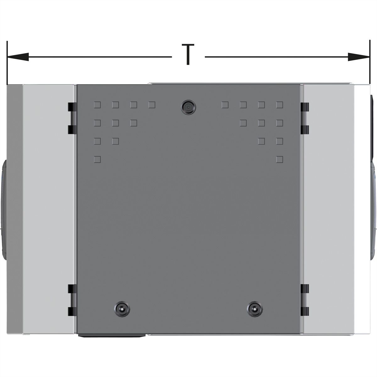 VARIndustry 2.0 Répartiteur mural 4 U 560x840x275mm, 2 portes