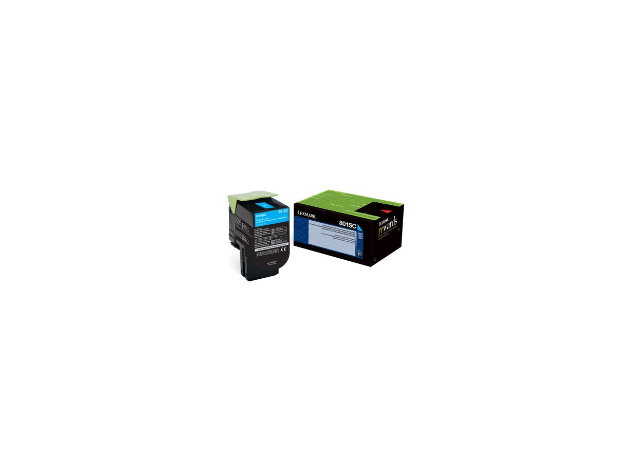 Lexmark 802SC Original Cyan 1 pièce(s)