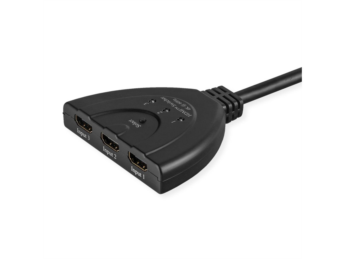 VALUE Switch HDMI, 3 PCs - 1 écran