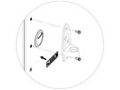 SCHROFF Kit de montage pour bras de moniteur pour armoire Varistar avec panneaux latéraux boulonnés