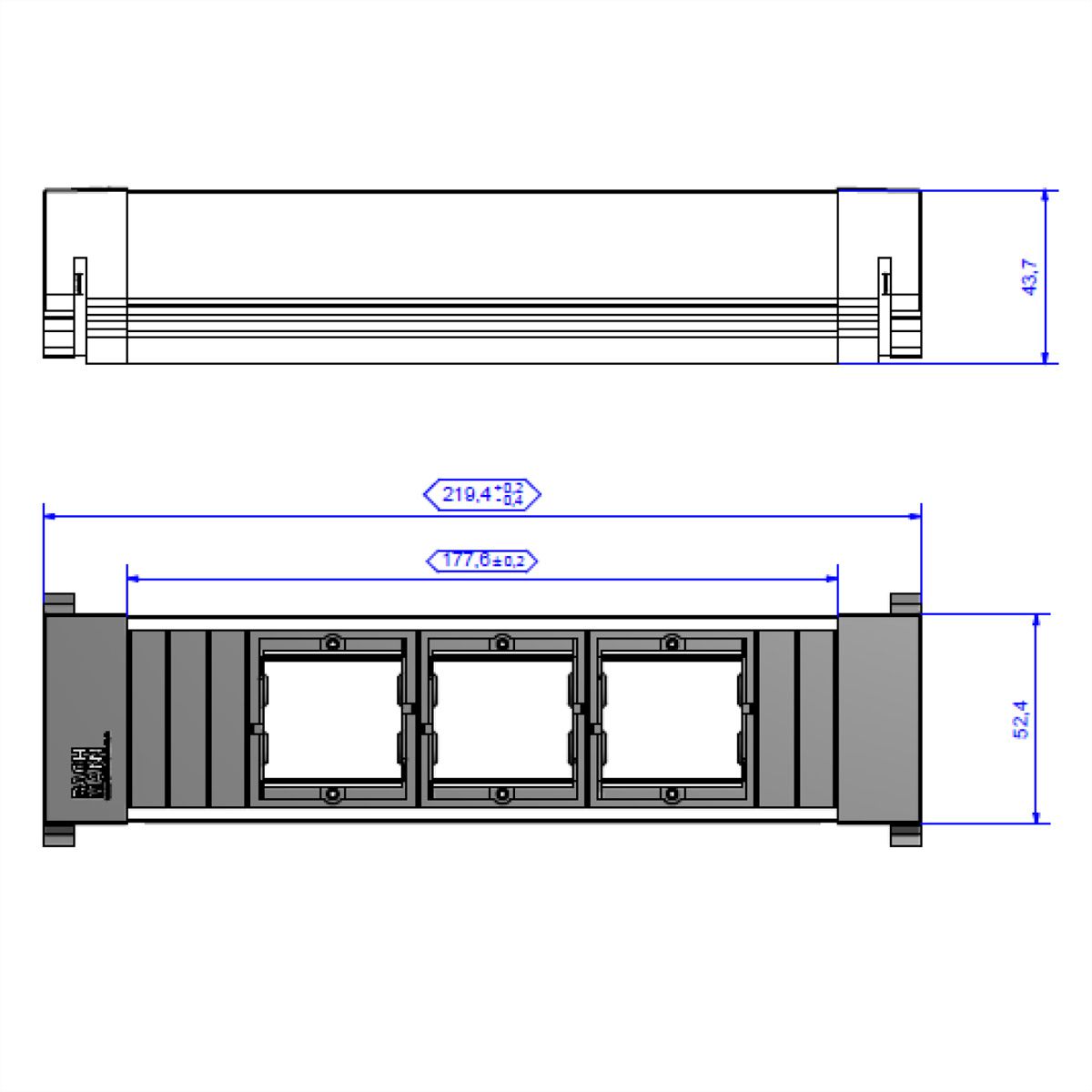 BACHMANN Power Frame Small 3x Modules Custom
