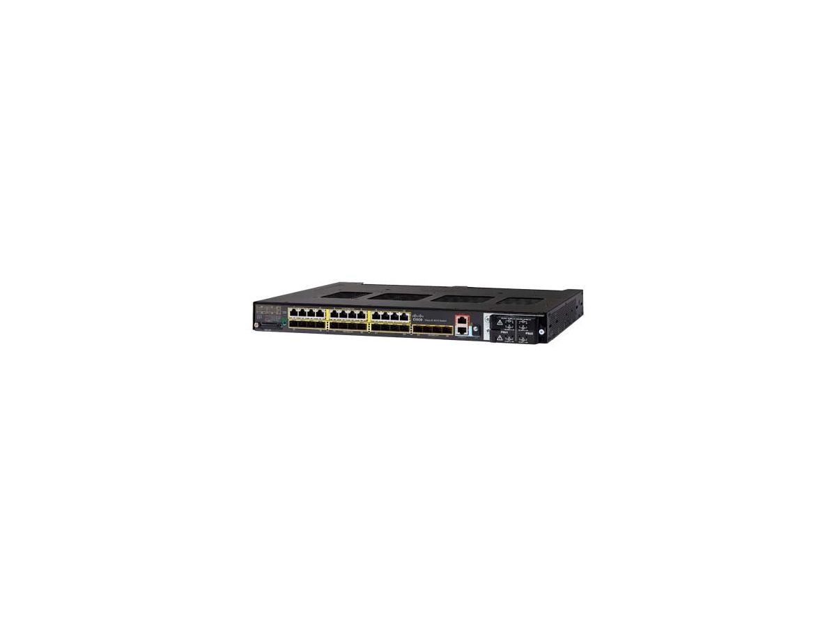 Cisco IE-4010-4S24P Géré L2/L3 Gigabit Ethernet (10/100/1000) Connexion Ethernet, supportant l'alimentation via ce port (PoE) 1U Noir