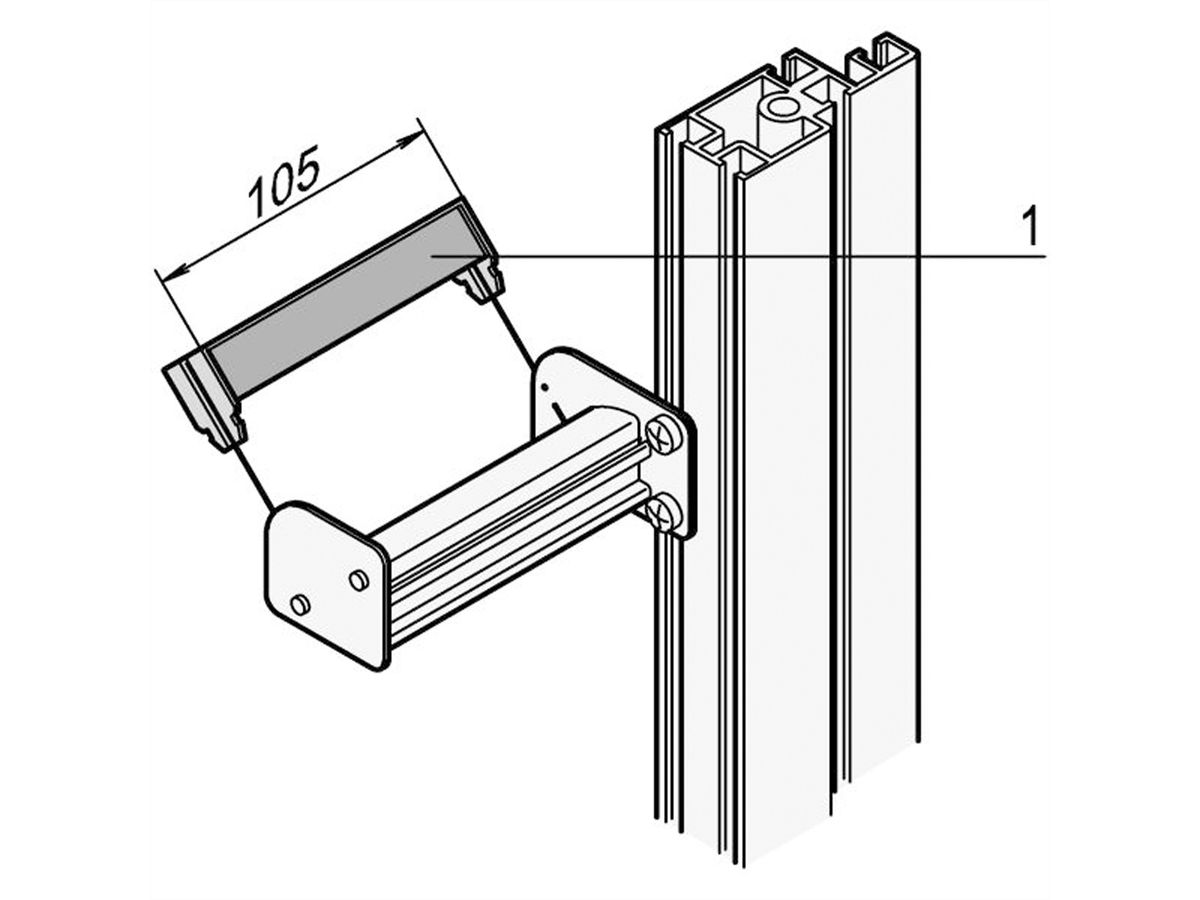 SCHROFF étriers de décharge de traction pour fibres optiques - LWL-ZUGENTLASTUNGSBUEGEL