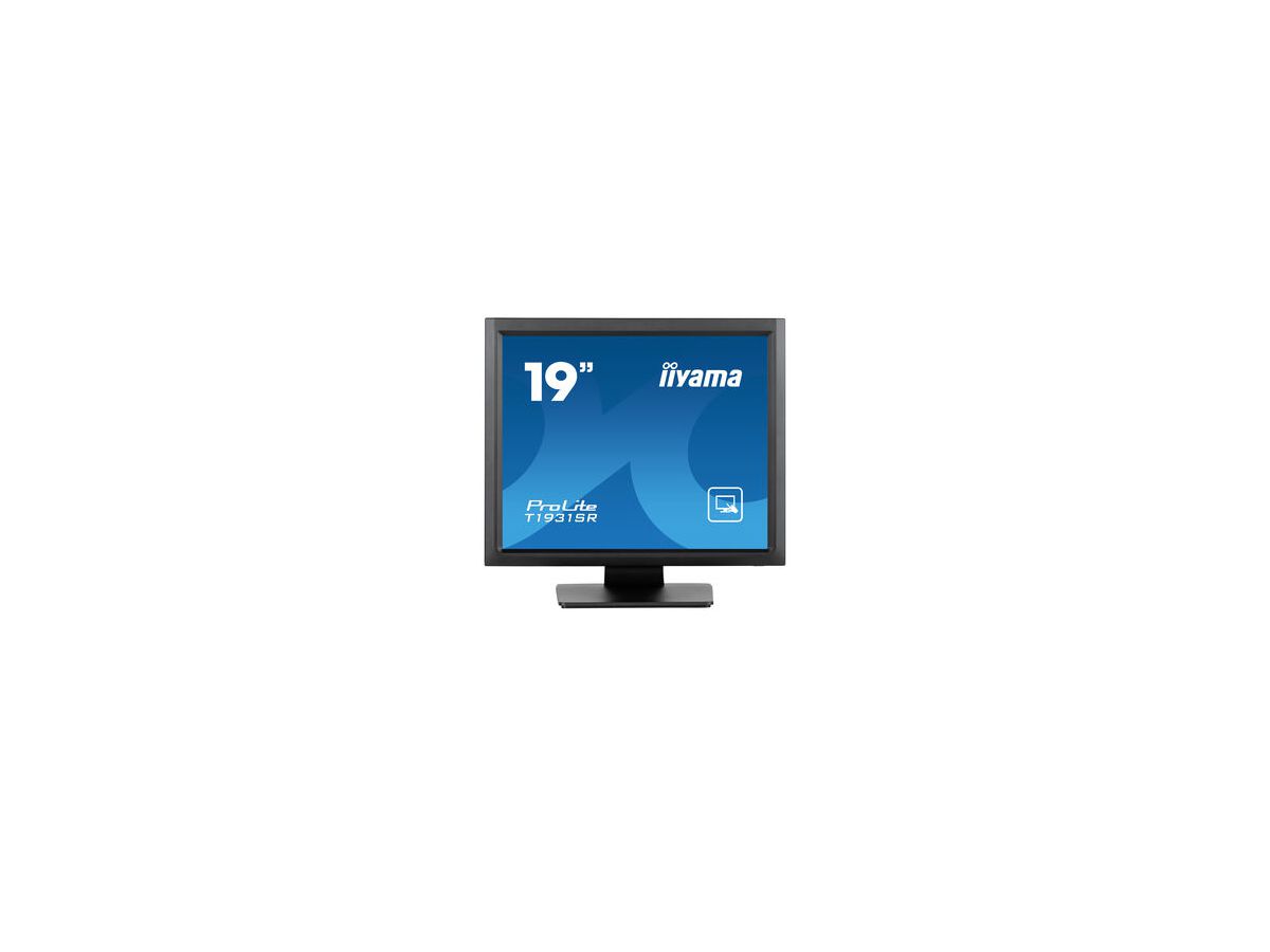 iiyama ProLite T1931SR-B1S écran plat de PC 48,3 cm (19") 1280 x 1024 pixels SXGA LCD Écran tactile Noir