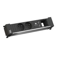 BACHMANN POWER FRAME 2xUTE 1xUSB 1xCM courant 0,2m GST18