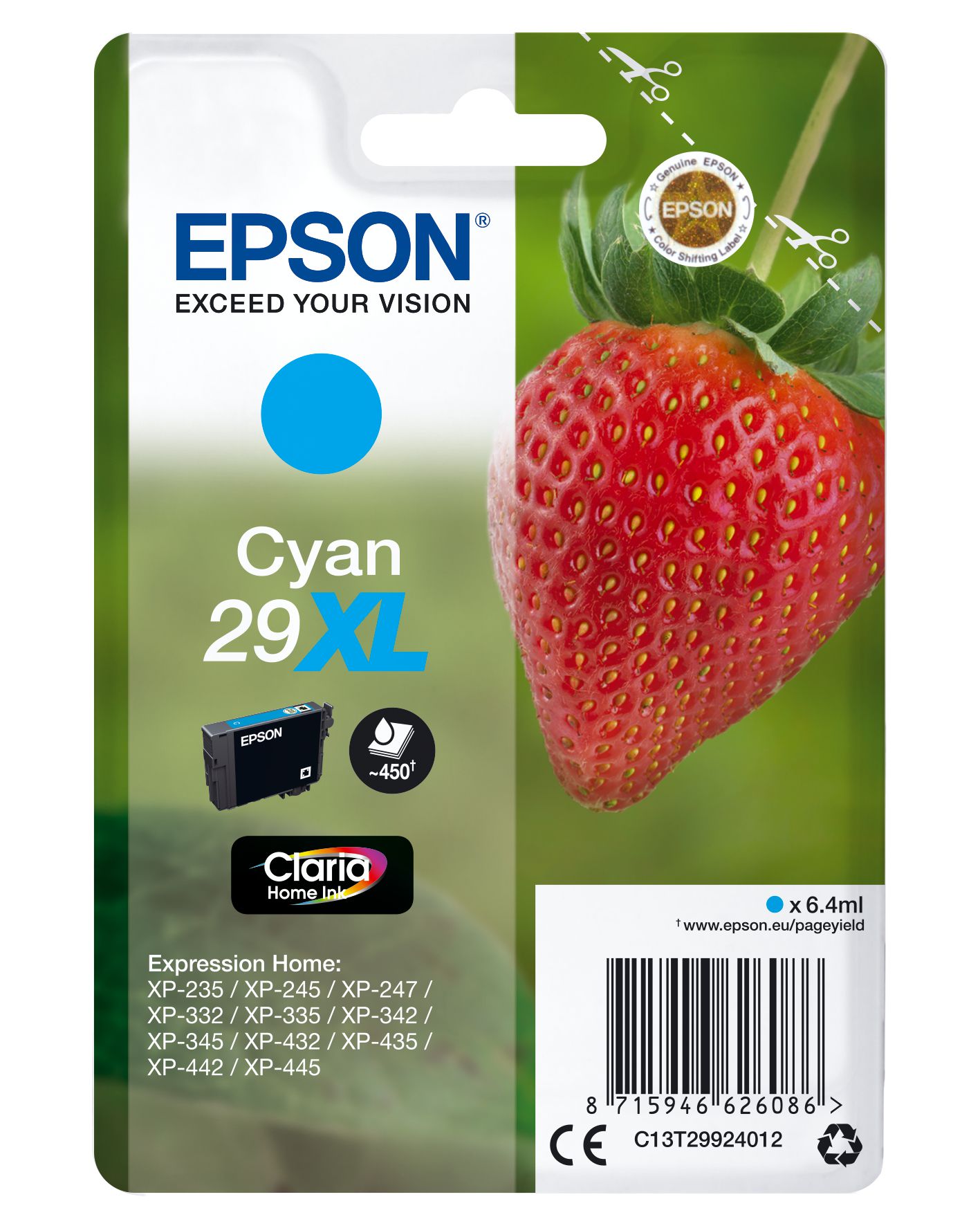 Epson Cartouche "Fraise" - Encre Claria Home C (XL)