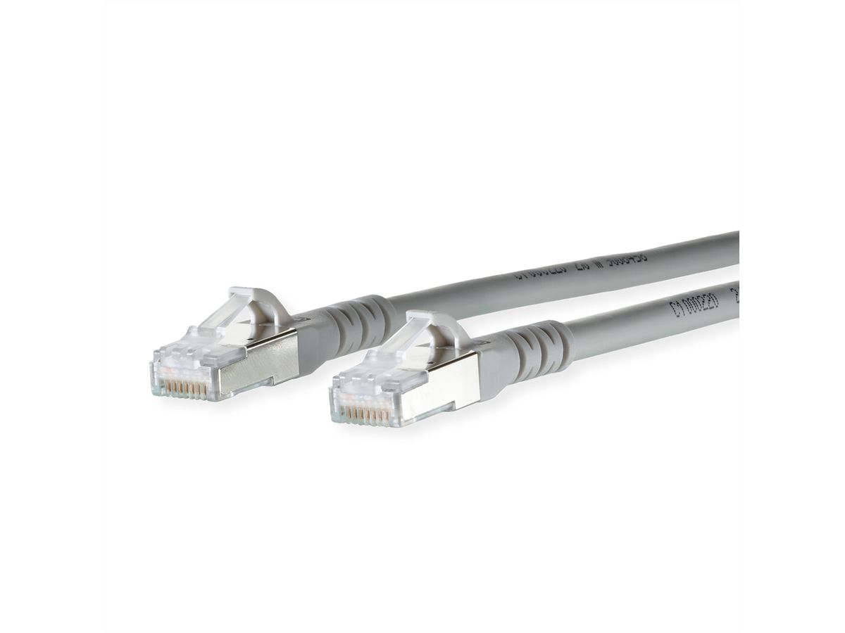 METZ CONNECT Cordon de brassage Cat.6A AWG 26, gris, 0,3 m