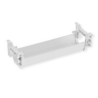 ROLINE Easy2Open Canal de câbles, montage sous le bureau, blanc, 44,9 cm
