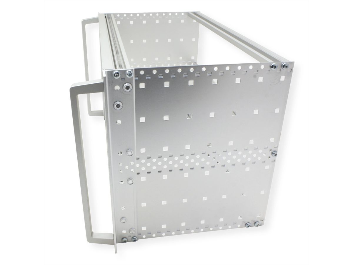 SCHROFF EuropacPRO 19" Kit de bacs à cartes pour cartes-mères, lourd, blindage rétrofit, avec poignée avant, 6 U, 235 mm