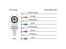 METZ CONNECT Câble Ethernet industriel M12, codage X, 2 m