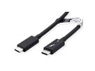 ROLINE Câble Thunderbolt™ 4 USB type C, M/M, 40Gbit/s, 100W, passif, noir, 1 m