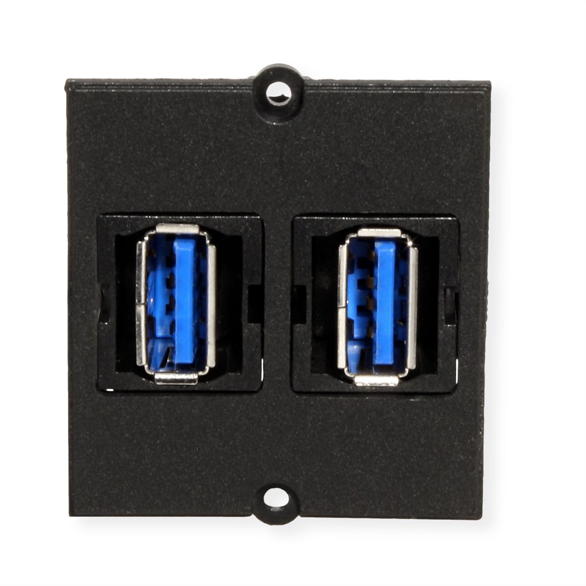 BACHMANN Cadre 2xUSB 3.0, Sortie sur côté à 90°