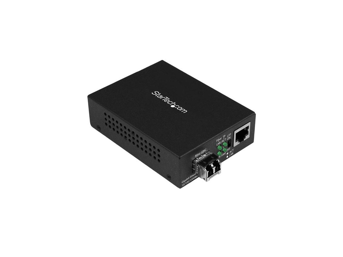 StarTech.com Convertisseur de média Gigabit Ethernet fibre optique compact - 850nm MM LC - 550 m