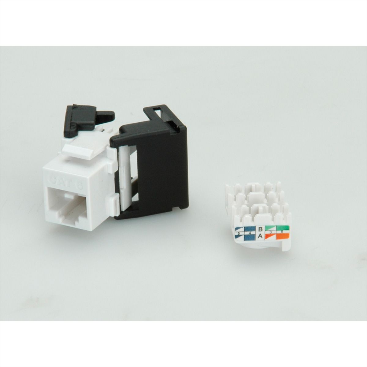 VALUE Keystone Cat.6 (Classe E) , non-blindé, sans outillage, blanc