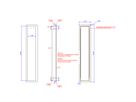 BACHMANN POWER FRAME Cadre Large 6 ports, argent