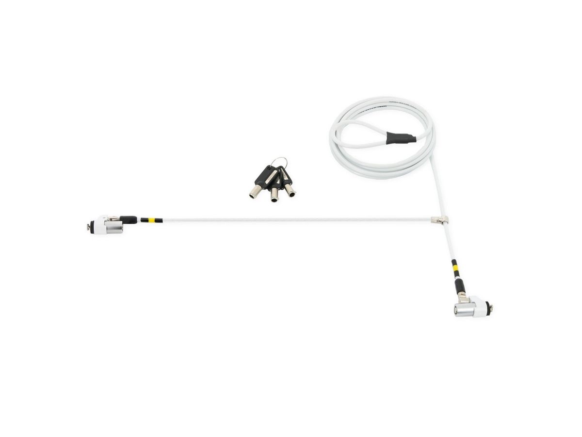 Mobilis 001327 câble antivol Blanc 1,8 m