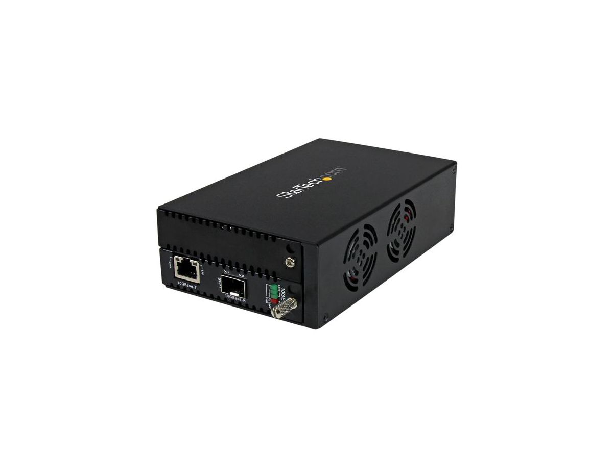 StarTech.com Convertisseur de média fibre optique 10 Gigabit Ethernet avec SFP+ ouvert - Géré