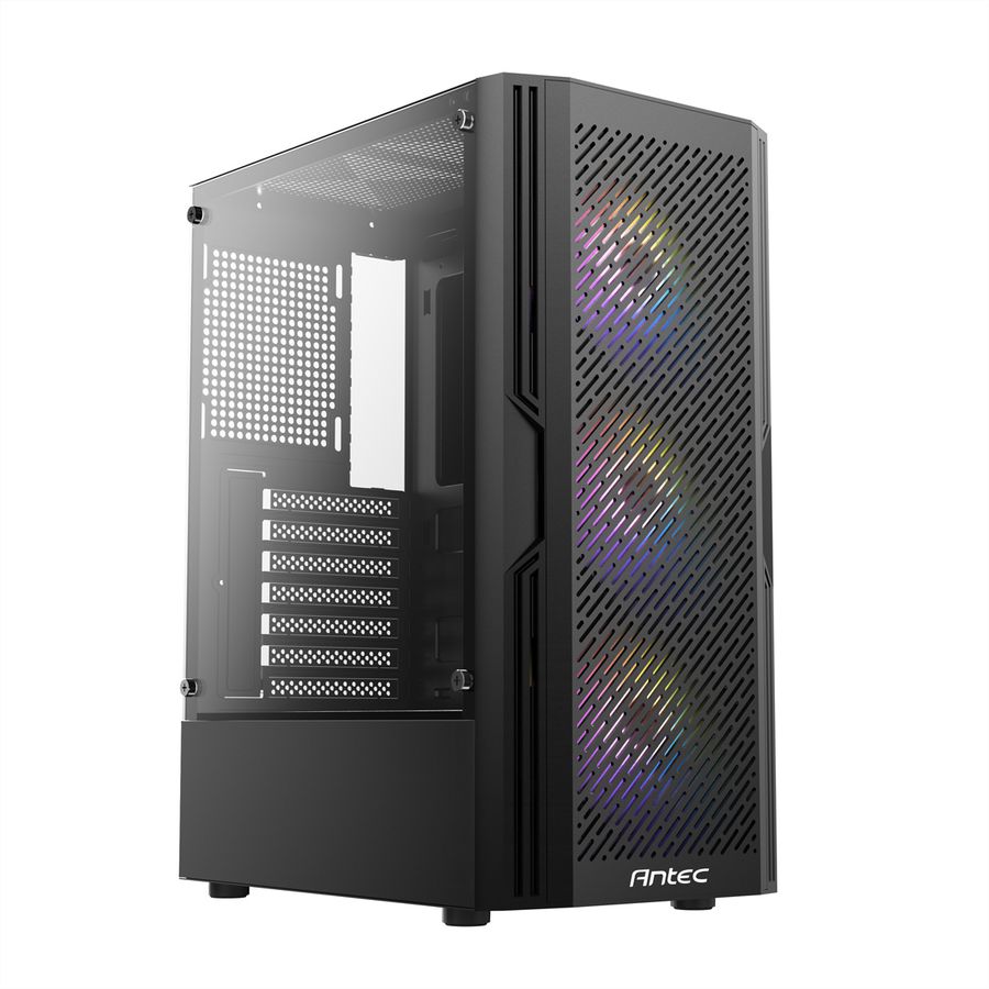 ANTEC AX20 Boîtier PC Midi Tower Gaming Noir ATX, noir