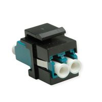 ROLINE Raccord optique LC/LC duplex monomode, Keystone, OS2