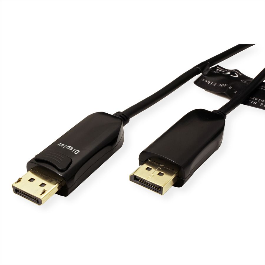 ROLINE Câble DisplayPort v1.4 (AOC), M/M, 20 m