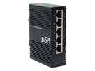 EXSYS EX-62030MPoE Mini Switch Gigabit SFP PoE+ industriel 5 ports, géré via le Web