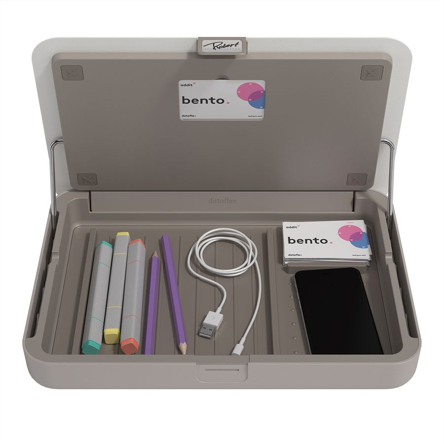 DATAFLEX Addit Bento Boite à accessoires, blanc
