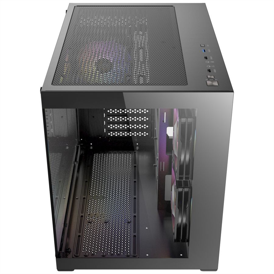 ANTEC CX600M ARGB B Boîtier PC Micro-ATX Gaming PC, noir