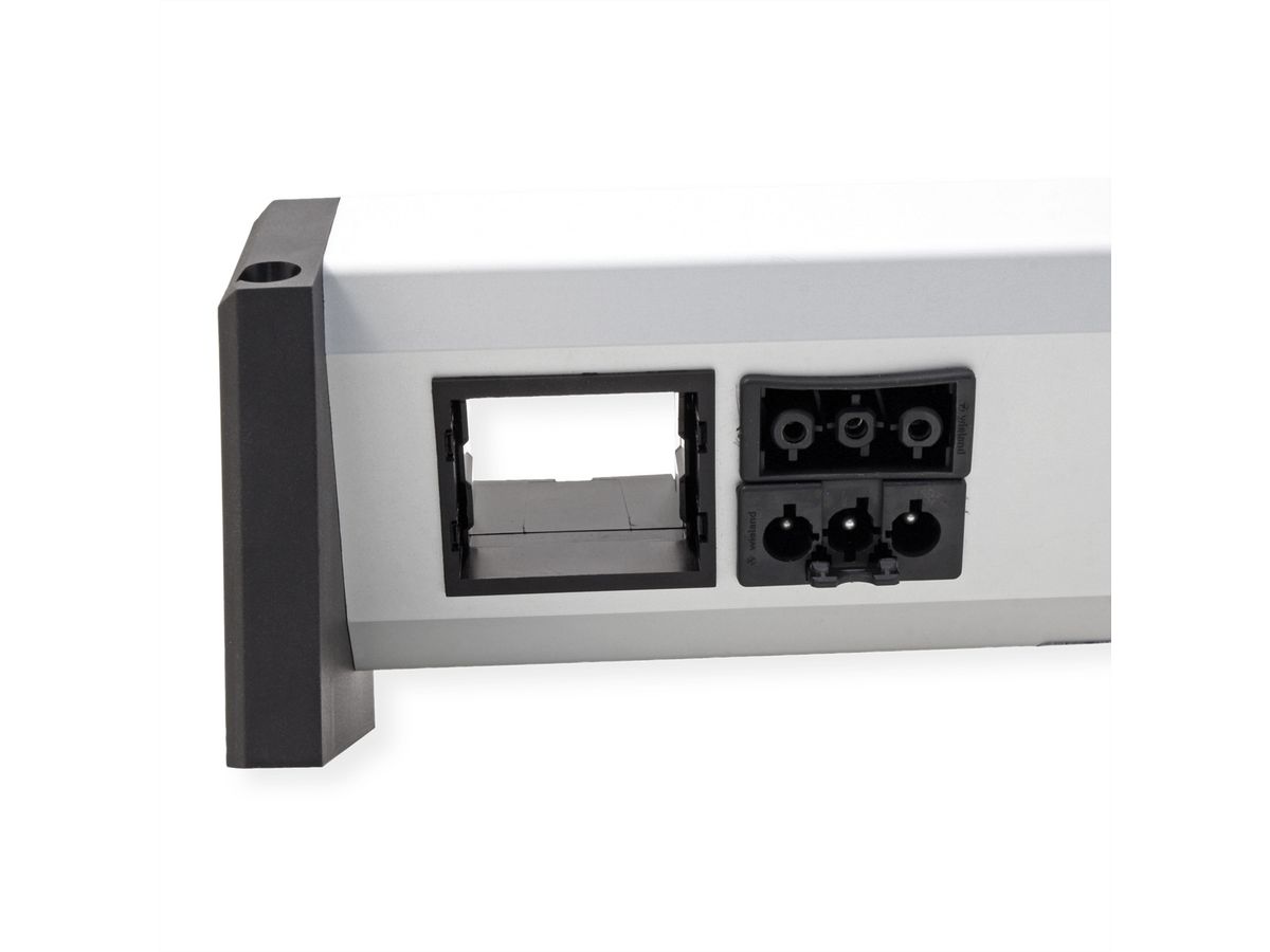 BACHMANN DESK 2xUTE 1xUSB A&C 22W 1xCM GST18
