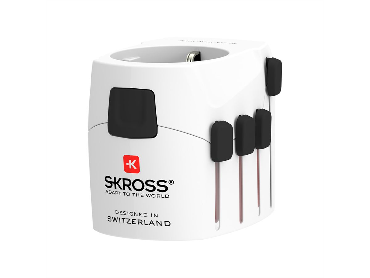 SKROSS PRO AC30PD White Adaptateur de voyage, monde