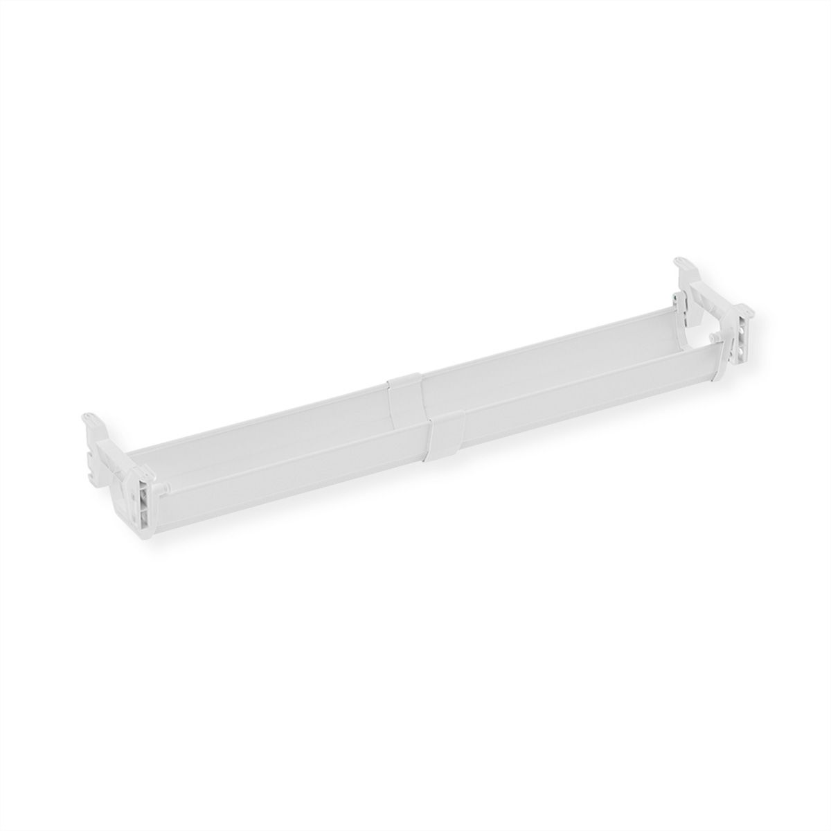 ROLINE Easy2Open Canal de câbles, montage sous le bureau, blanc, 85,8 cm