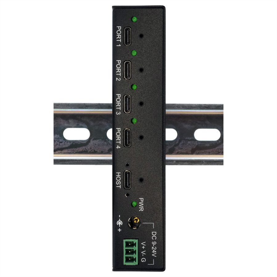 EXSYS EX-12294HMS Hub métal USB 3.2 Gen2, 4 ports, 4x C
