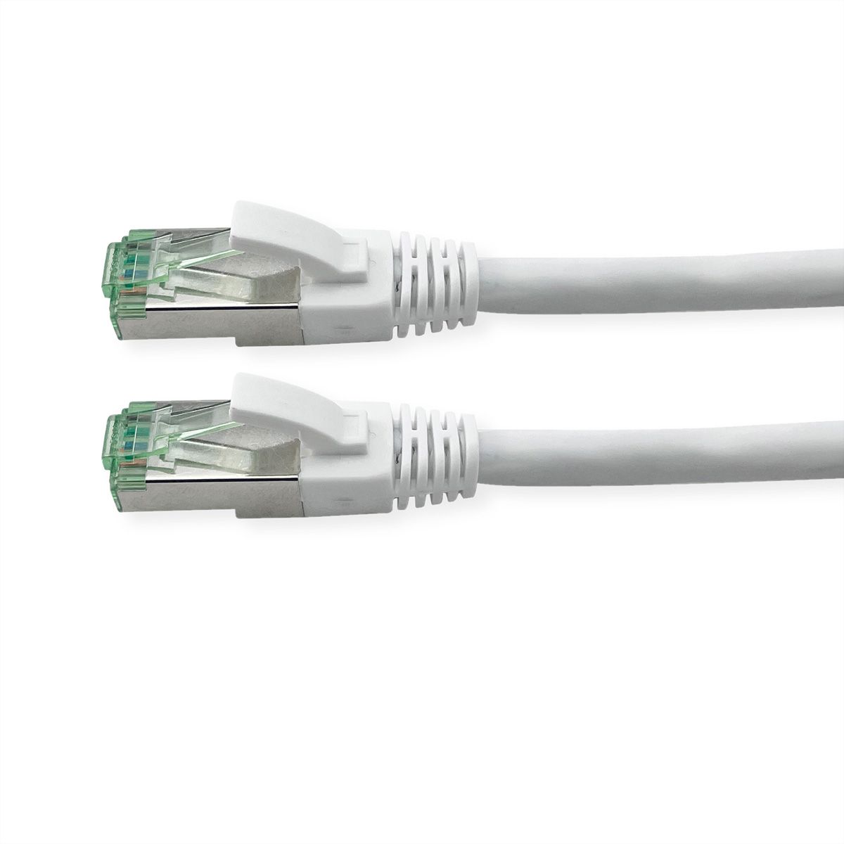 ROLINE RM Cordon Cat.6A S/FTP(PiMF), blanc, 0,5 m